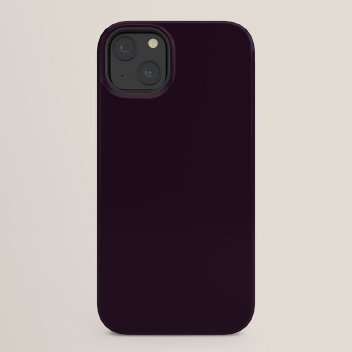 Simply Deep Eggplant Purple iPhone Case Gallery Image 30