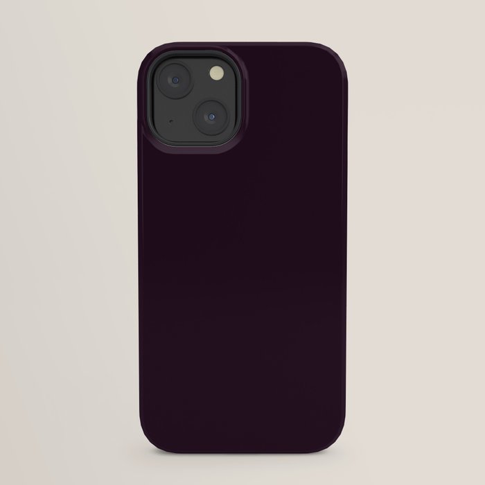 Simply Deep Eggplant Purple iPhone Case Gallery Image 29