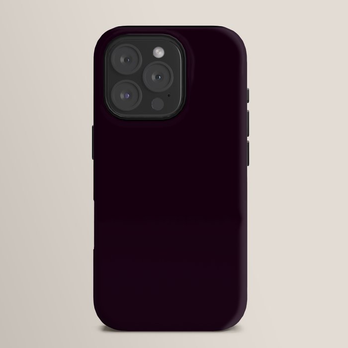 Simply Deep Eggplant Purple iPhone Case Gallery Image 15