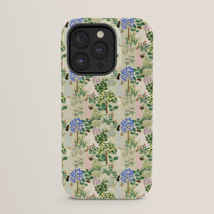 Ladies working in the garden (BEIGE) iPhone Case Gallery Image 23