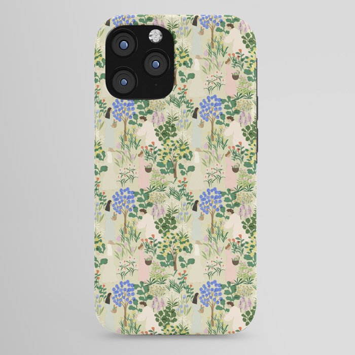 Ladies working in the garden (BEIGE) iPhone Case Gallery Image 44