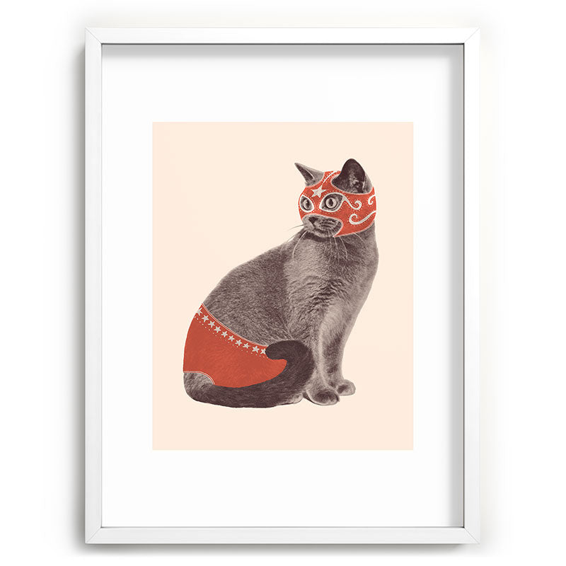 Cat Wrestler Framed Art Print Gallery Image 79