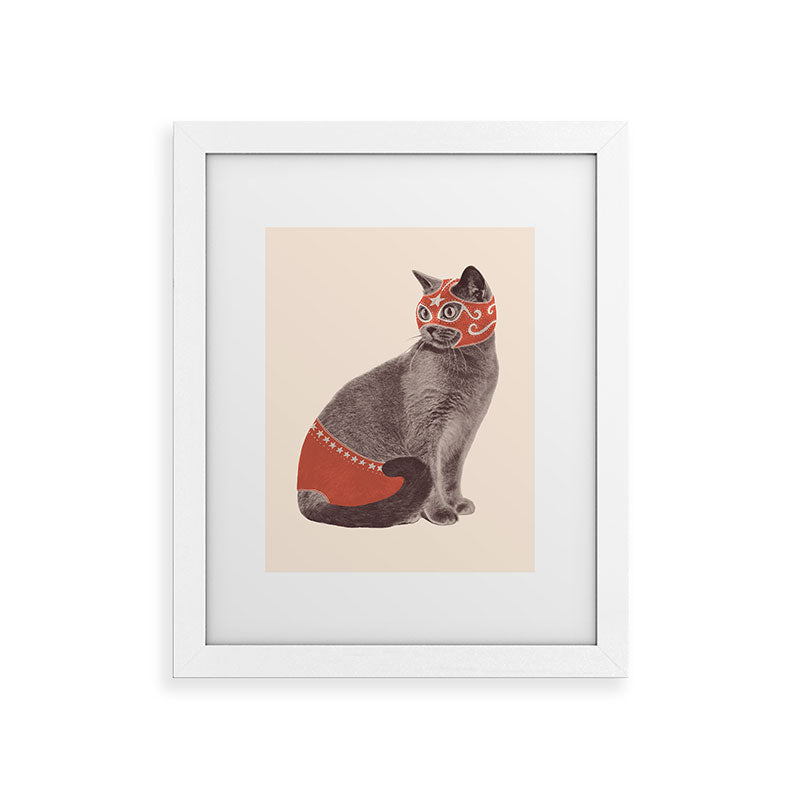 Cat Wrestler Framed Art Print Gallery Image 55