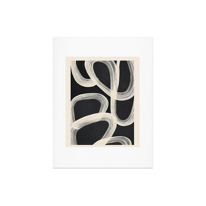 Black and White Abstract Line Art 2 Art Print Gallery Image 6