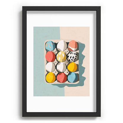 Easter Egg Carton Framed Art Print Gallery Image 59