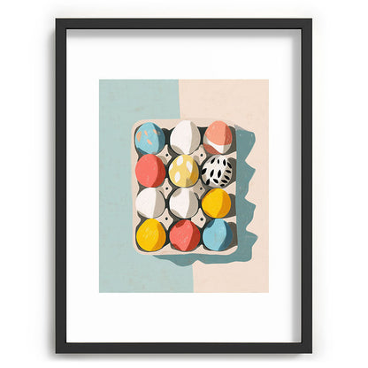 Easter Egg Carton Framed Art Print Gallery Image 60