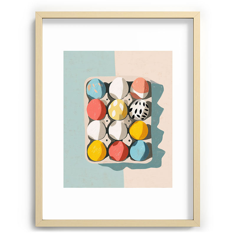 Easter Egg Carton Framed Art Print Gallery Image 72