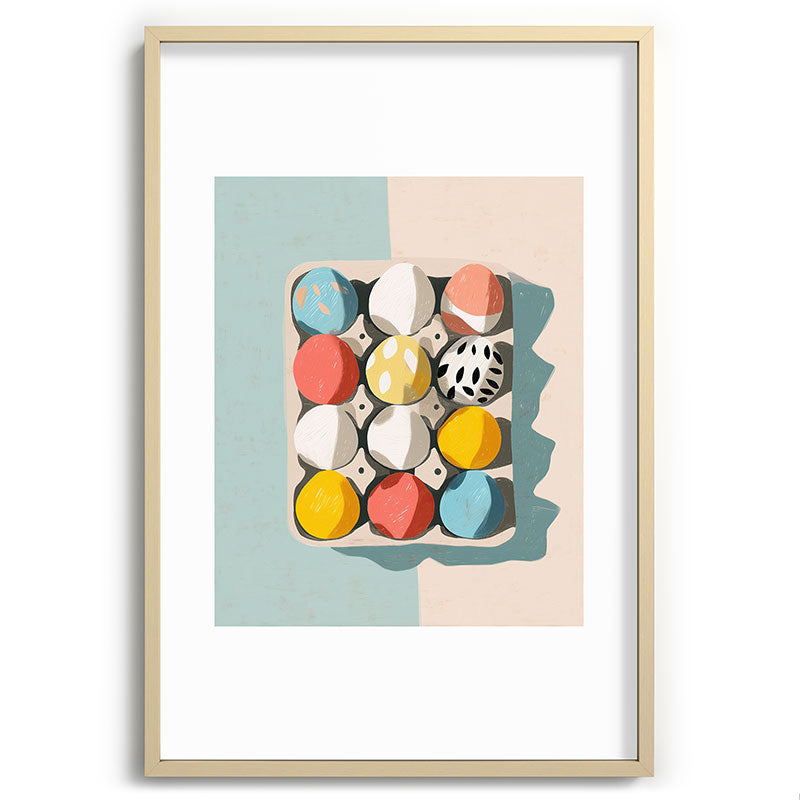 Easter Egg Carton Framed Art Print Gallery Image 74