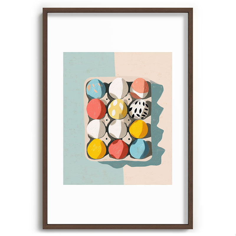 Easter Egg Carton Framed Art Print Gallery Image 68