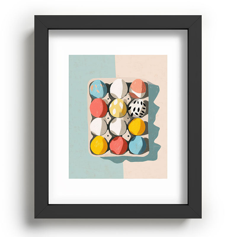 Easter Egg Carton Framed Art Print Gallery Image 57