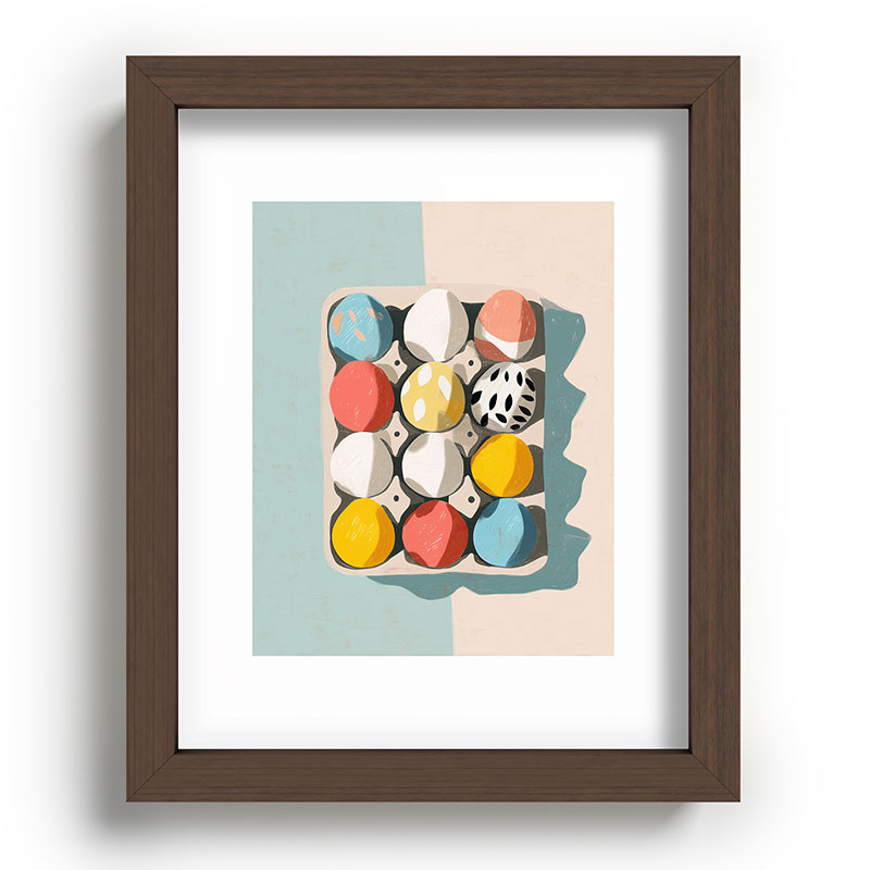 Easter Egg Carton Framed Art Print Gallery Image 63