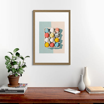 Easter Egg Carton Framed Art Print Gallery Image 41
