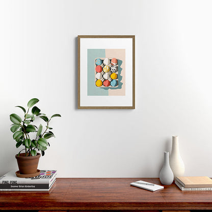 Easter Egg Carton Framed Art Print Gallery Image 12
