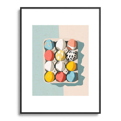 Easter Egg Carton Framed Art Print Gallery Image 85