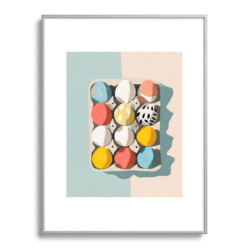 Easter Egg Carton Framed Art Print Gallery Image 98