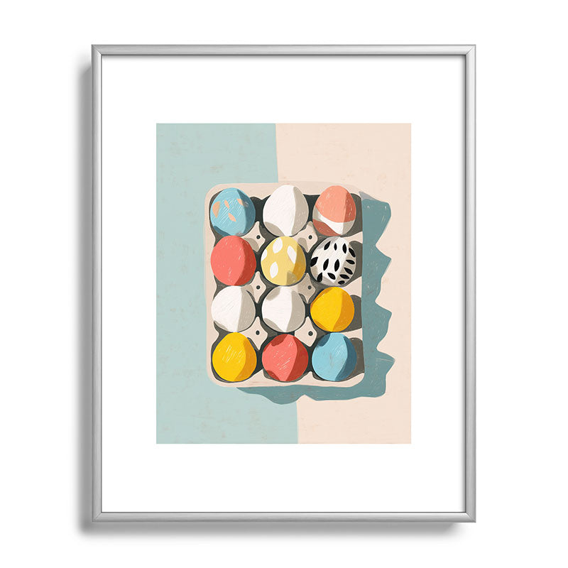 Easter Egg Carton Framed Art Print Gallery Image 95