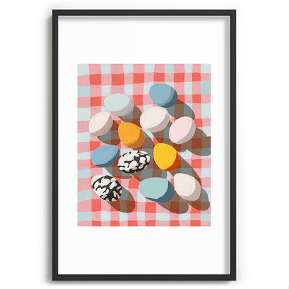 Easter Picnic Eggs Framed Art Print Gallery Image 62
