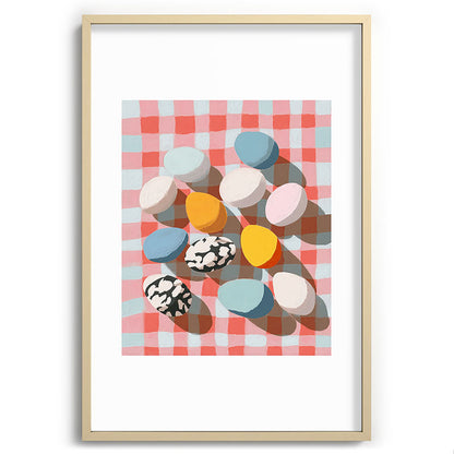 Easter Picnic Eggs Framed Art Print Gallery Image 74