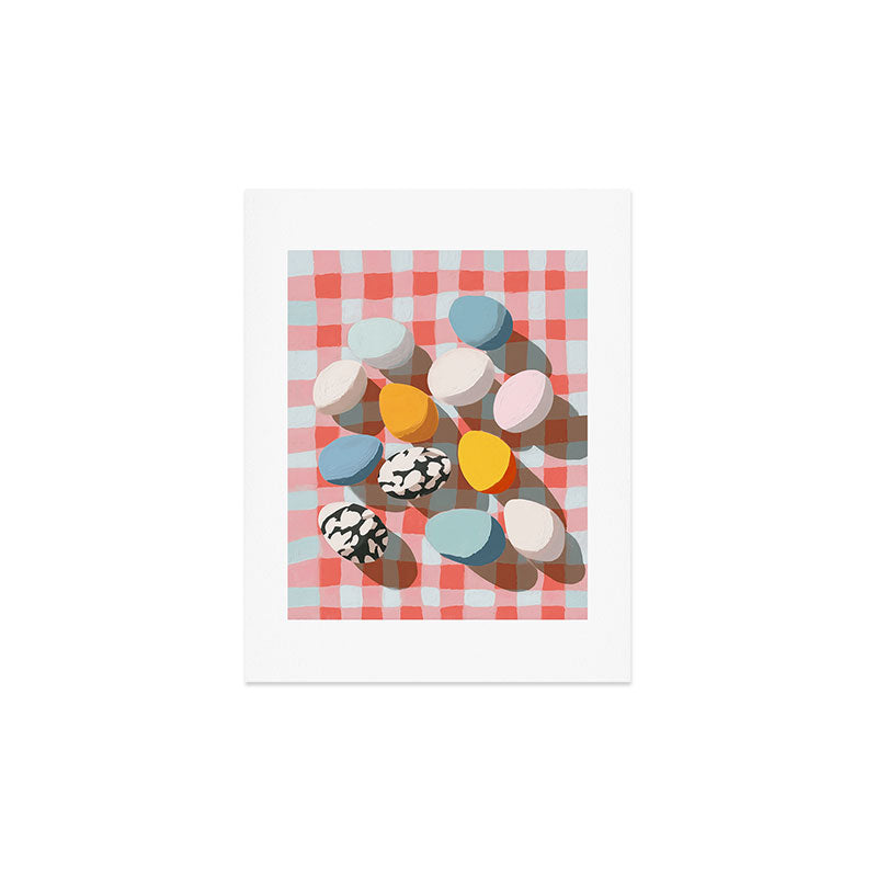 Easter Picnic Eggs Art Print Gallery Image 2