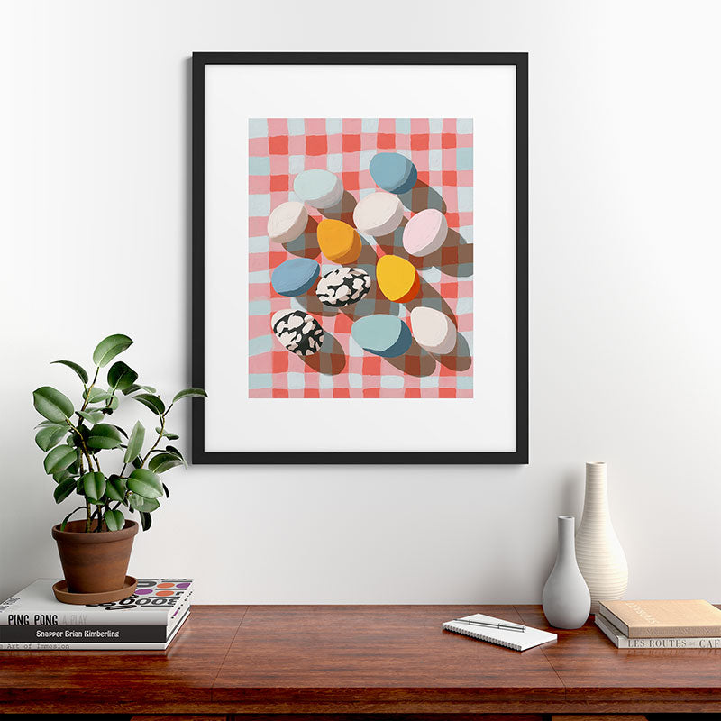Easter Picnic Eggs Framed Art Print Gallery Image 35