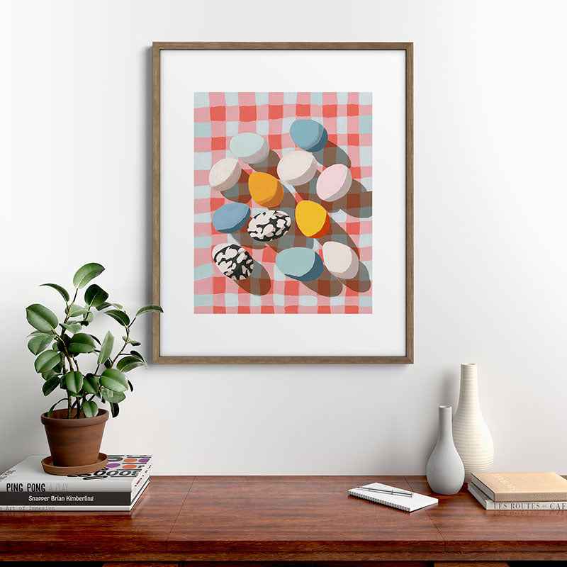 Easter Picnic Eggs Framed Art Print Gallery Image 14