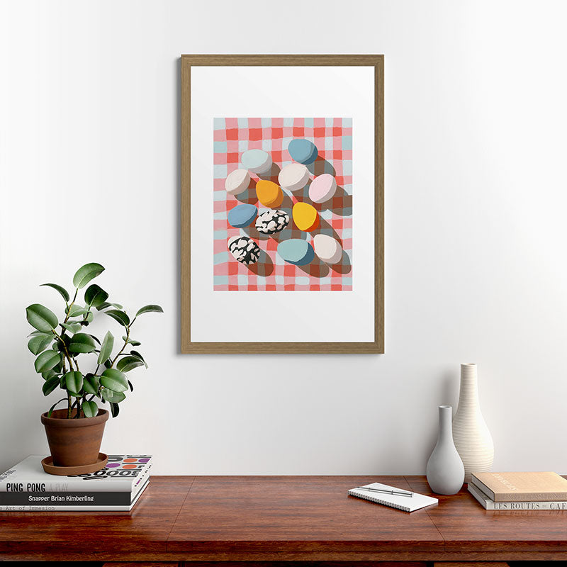 Easter Picnic Eggs Framed Art Print Gallery Image 41