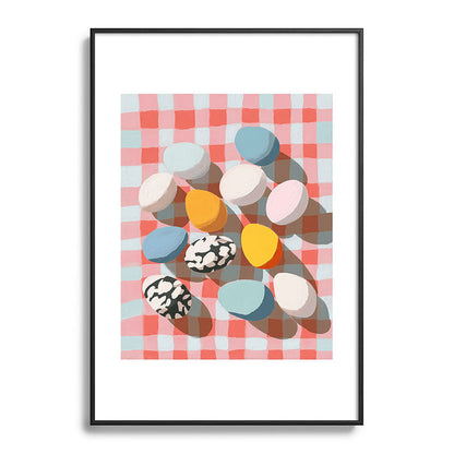 Easter Picnic Eggs Framed Art Print Gallery Image 83