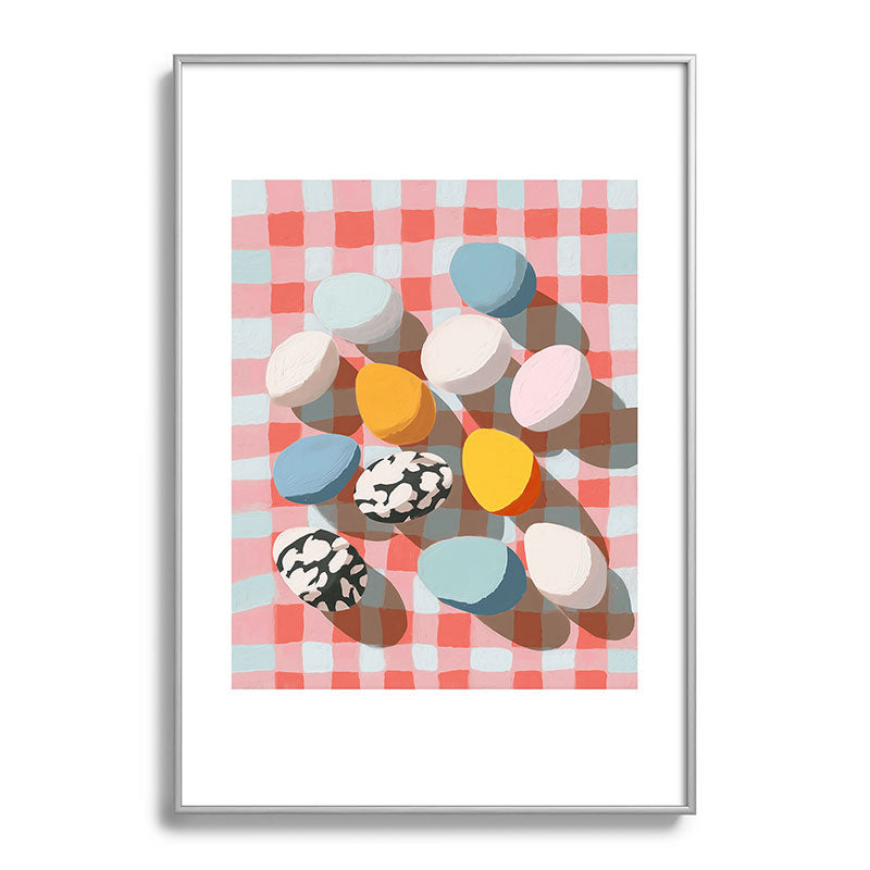 Easter Picnic Eggs Framed Art Print Gallery Image 97