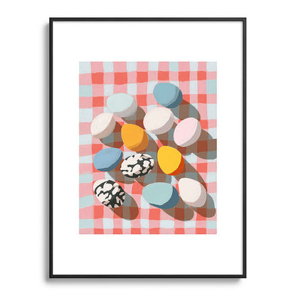 Easter Picnic Eggs Framed Art Print Gallery Image 84