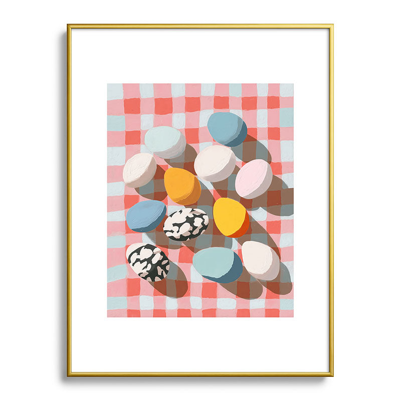 Easter Picnic Eggs Framed Art Print Gallery Image 91