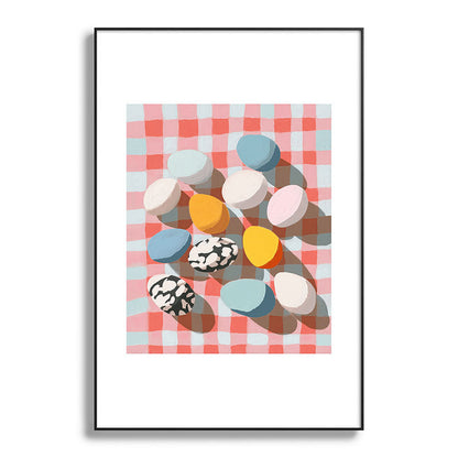 Easter Picnic Eggs Framed Art Print Gallery Image 87