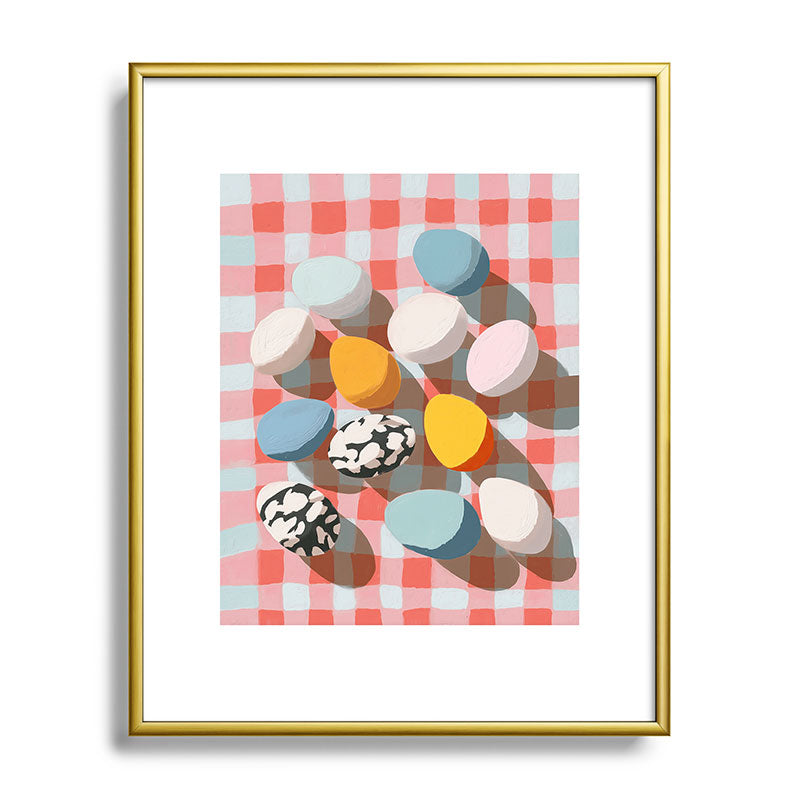 Easter Picnic Eggs Framed Art Print Gallery Image 88