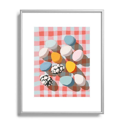 Easter Picnic Eggs Framed Art Print Gallery Image 95