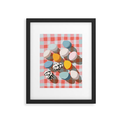 Easter Picnic Eggs Framed Art Print Gallery Image 4