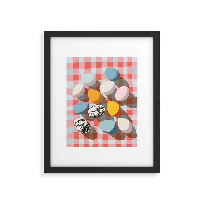 Easter Picnic Eggs Framed Art Print Gallery Image 2