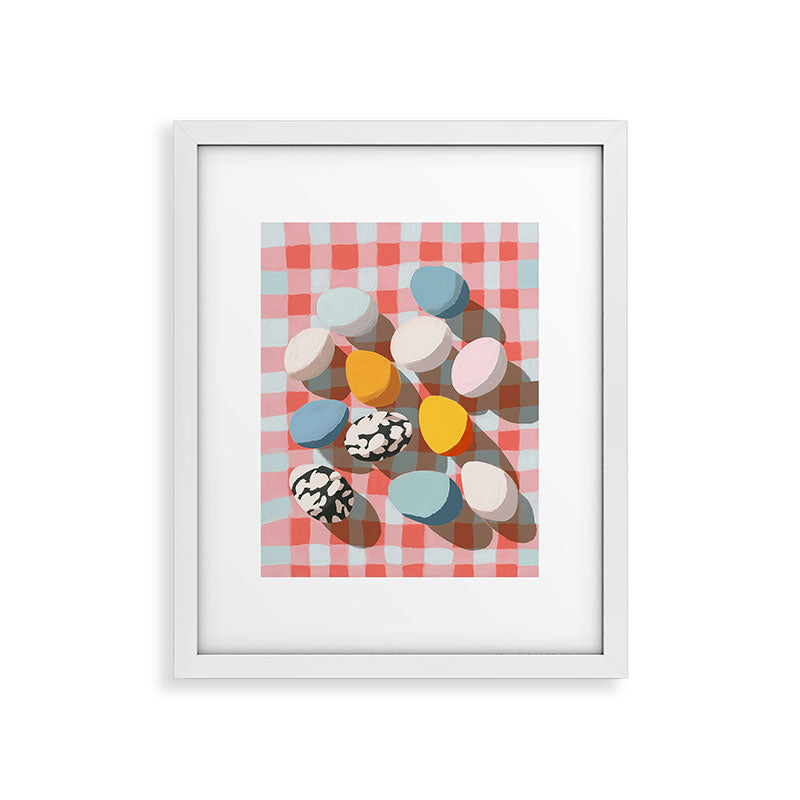 Easter Picnic Eggs Framed Art Print Gallery Image 23