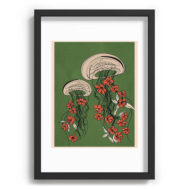 Floral Jellyfishes 2 Framed Art Print Gallery Image 59