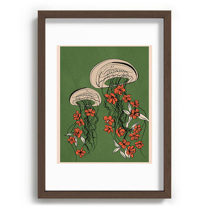 Floral Jellyfishes 2 Framed Art Print Gallery Image 65