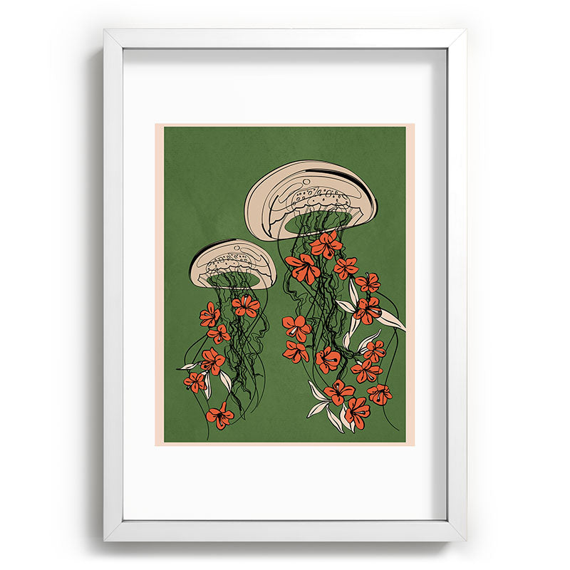 Floral Jellyfishes 2 Framed Art Print Gallery Image 77