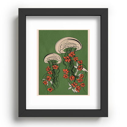 Floral Jellyfishes 2 Framed Art Print Gallery Image 57