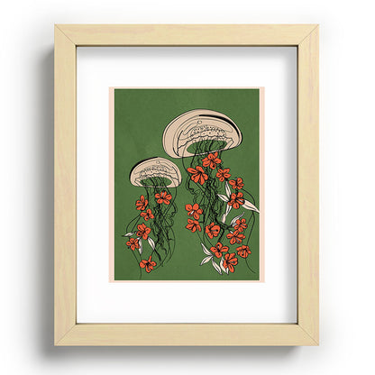Floral Jellyfishes 2 Framed Art Print Gallery Image 70
