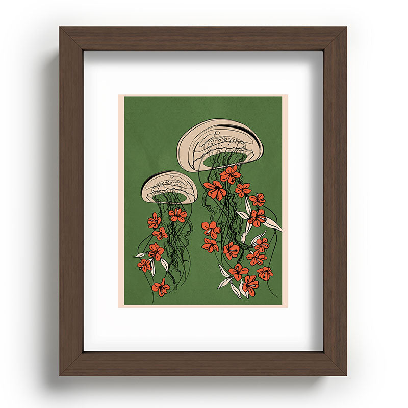 Floral Jellyfishes 2 Framed Art Print Gallery Image 64