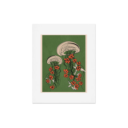 Floral Jellyfishes 2 Art Print Gallery Image 5
