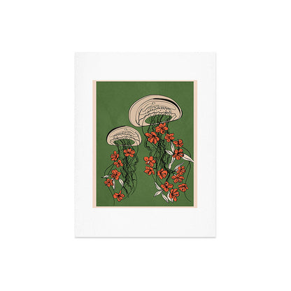 Floral Jellyfishes 2 Art Print Gallery Image 6
