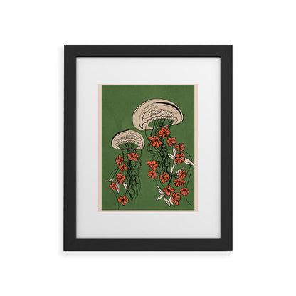 Floral Jellyfishes 2 Framed Art Print Gallery Image 32