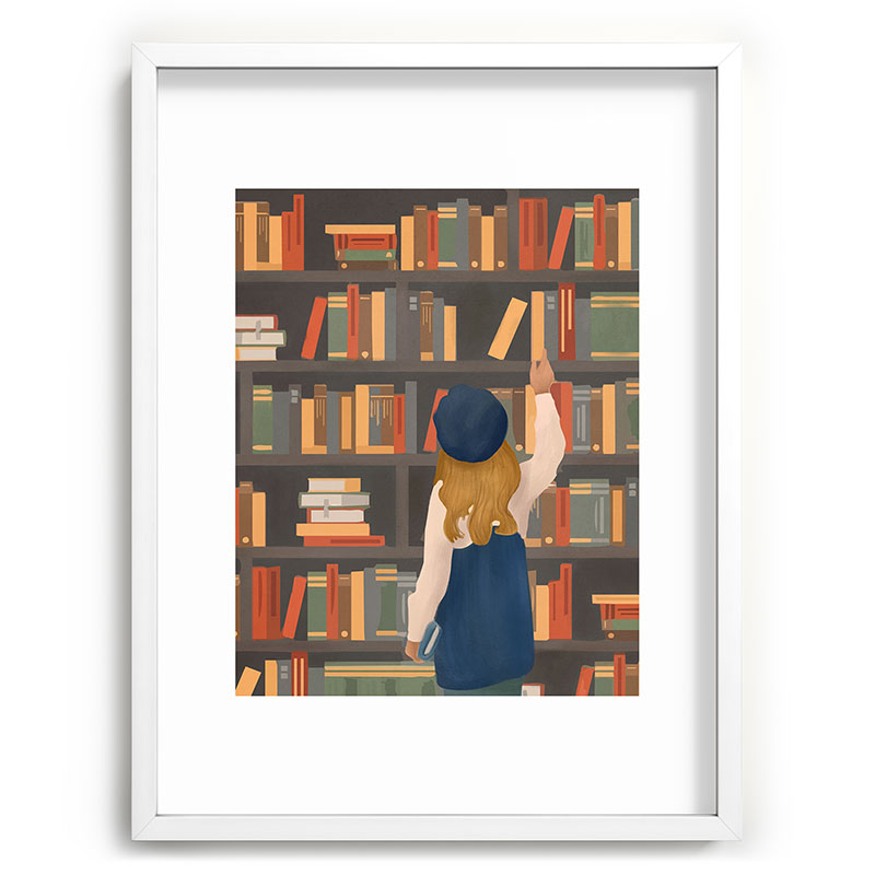 Library Love Framed Art Print Gallery Image 78