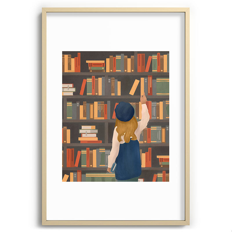 Library Love Framed Art Print Gallery Image 74