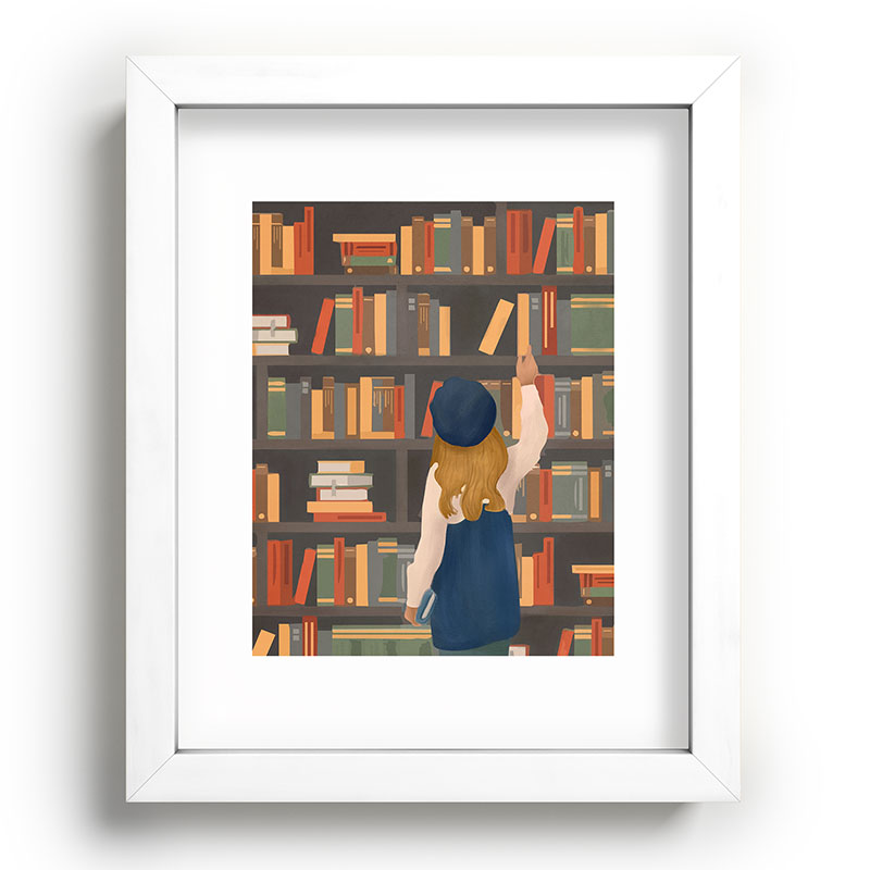 Library Love Framed Art Print Gallery Image 75