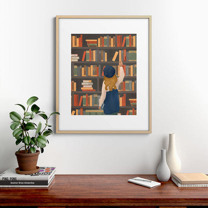 Library Love Framed Art Print Gallery Image 21