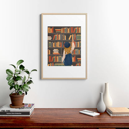 Library Love Framed Art Print Gallery Image 20